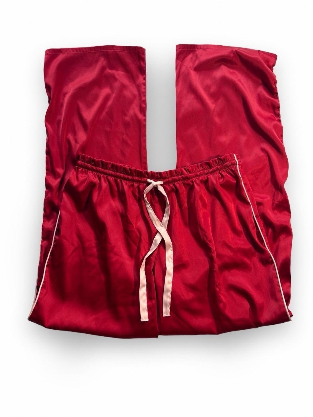 Victoria's Secret red satin track pajama pants